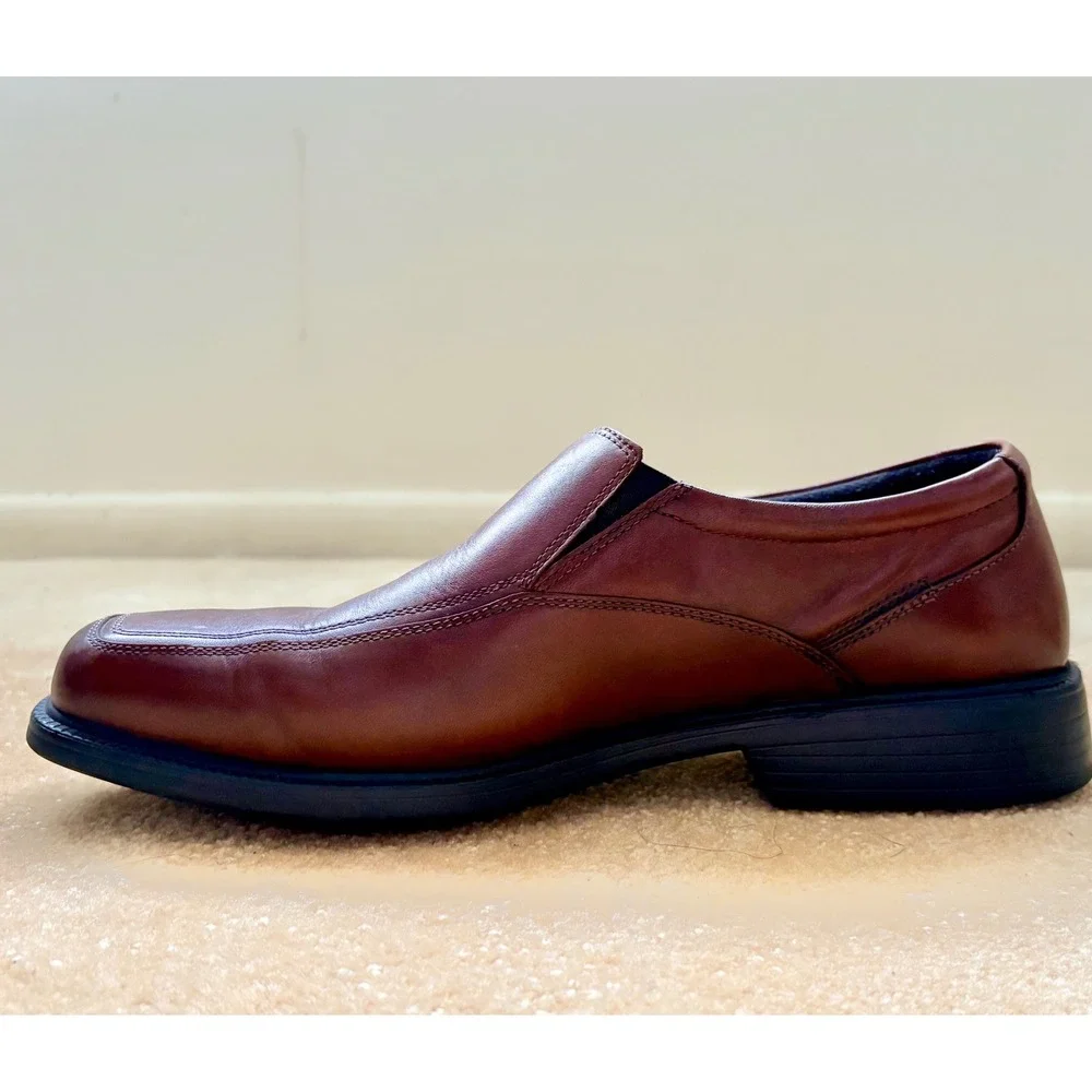 Bostonian Flexlite Men Brown Leather Slip On Loafer‎ Dress Casual Shoes Sz 11.5M